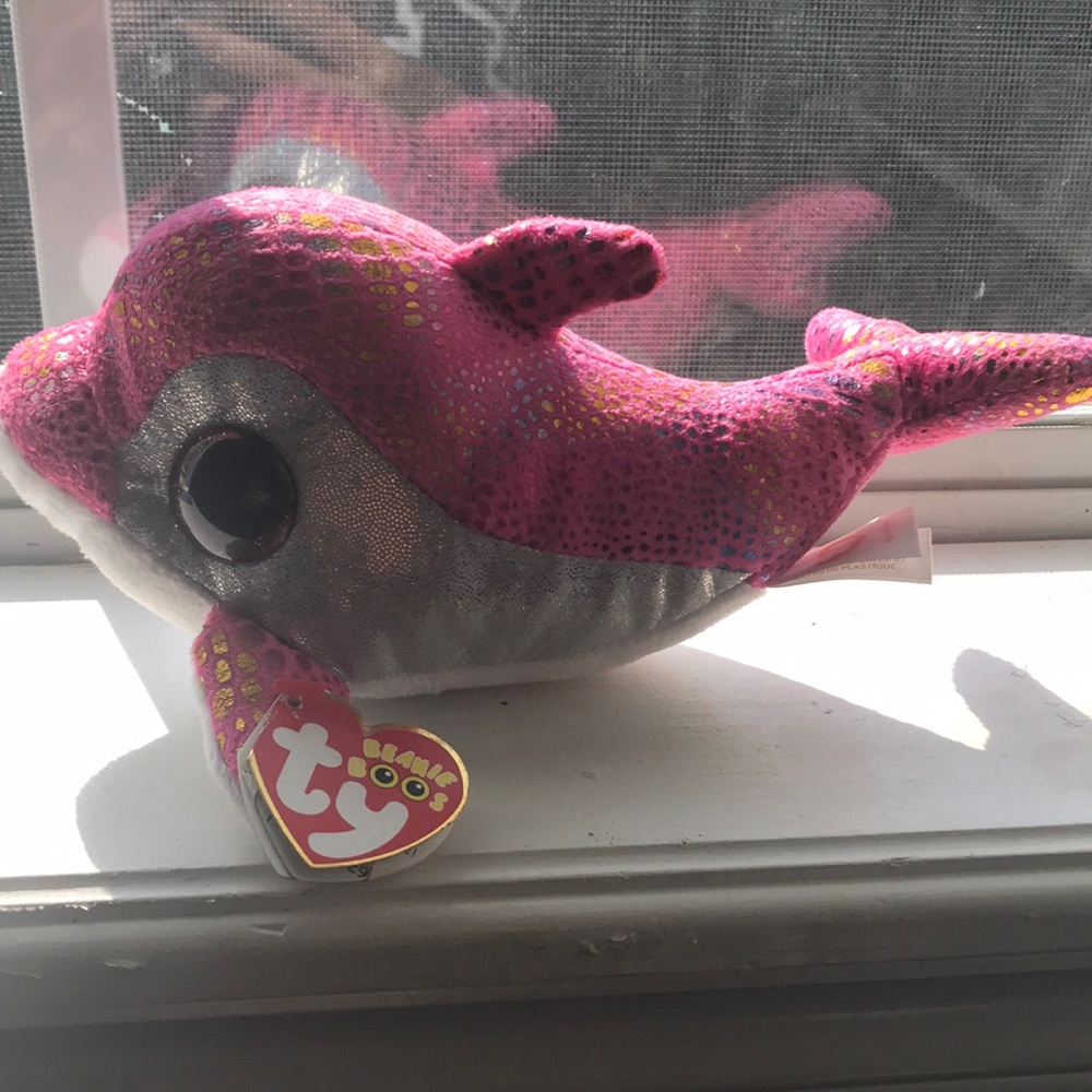 Pink Dolphin Beanie Boo